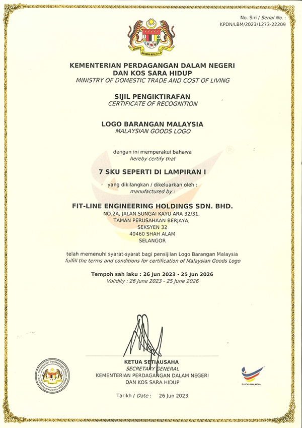 Certified Malaysian Made