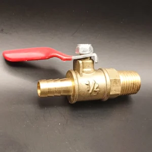 Male To Hose Brass Mini Ball Valve